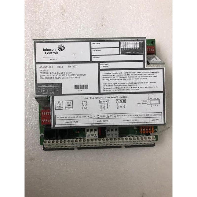 Johnson Controls AS-UNT141-1 Controller | Refurbished