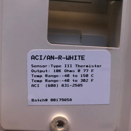 Automation Components Sensor ACI/AN-R-W | Used