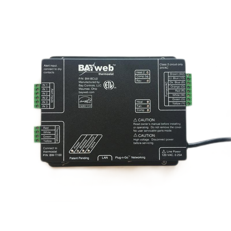 Bay Web Control Module Bay Controls BAYweb Smart Thermostat BW-BCU2 | Value Controls
