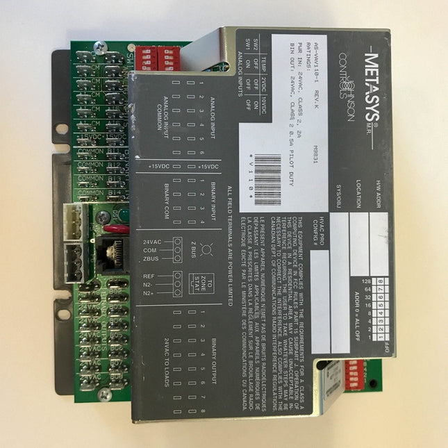 Johnson Controls Metasys AS-VAV110-1 | Refurbished