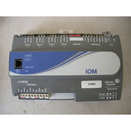 Johnson Controls Metasys MS-IOM3711-0 Input Output Module | Used