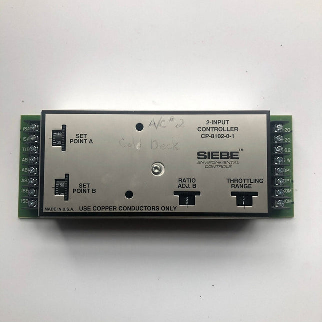 Siebe (Barber Colman) CP-8102-0-1 Temperature/Humidity Two Input Controller | Refurbished