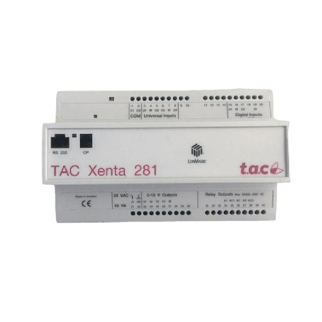 TAC Xenta 281 Programmable Controller | Refurbished