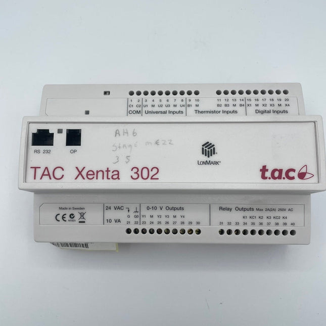 TAC Xenta 302 Schneider Relay Controller | Refurbished